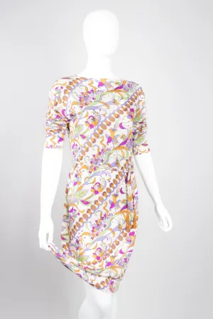 Floral Silk Jersey Dress II