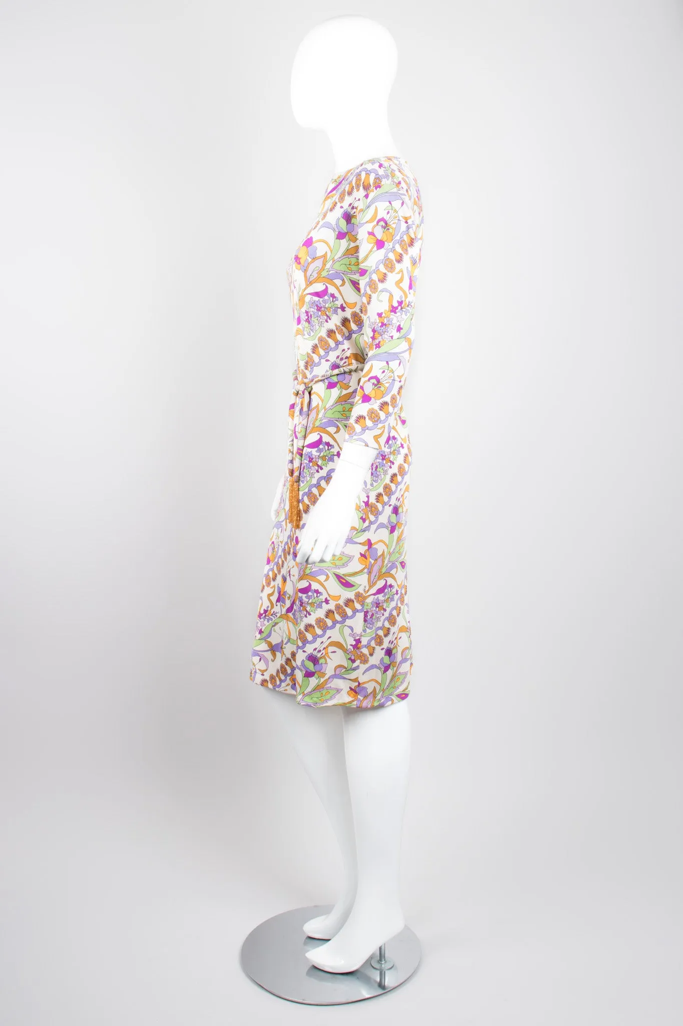 Floral Silk Jersey Dress II