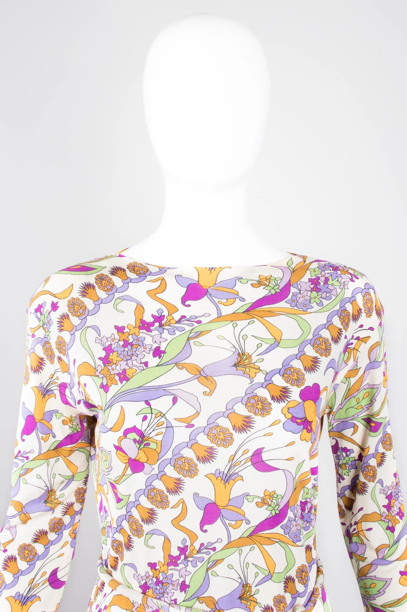 Floral Silk Jersey Dress II