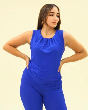 FRONT PLEATS BLOUSE
