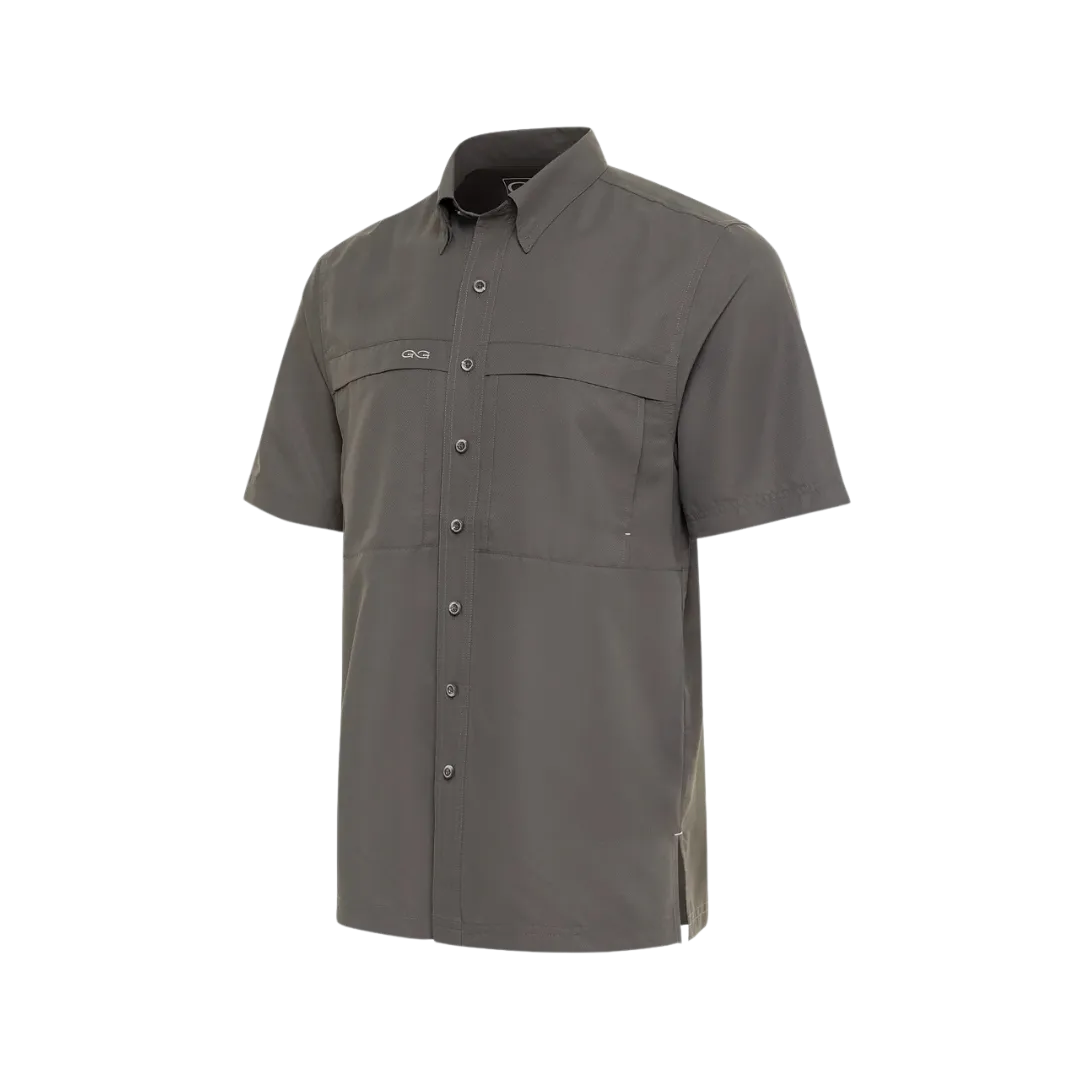 Gameguard Men's Gun metal Classic Microfiber Shirt