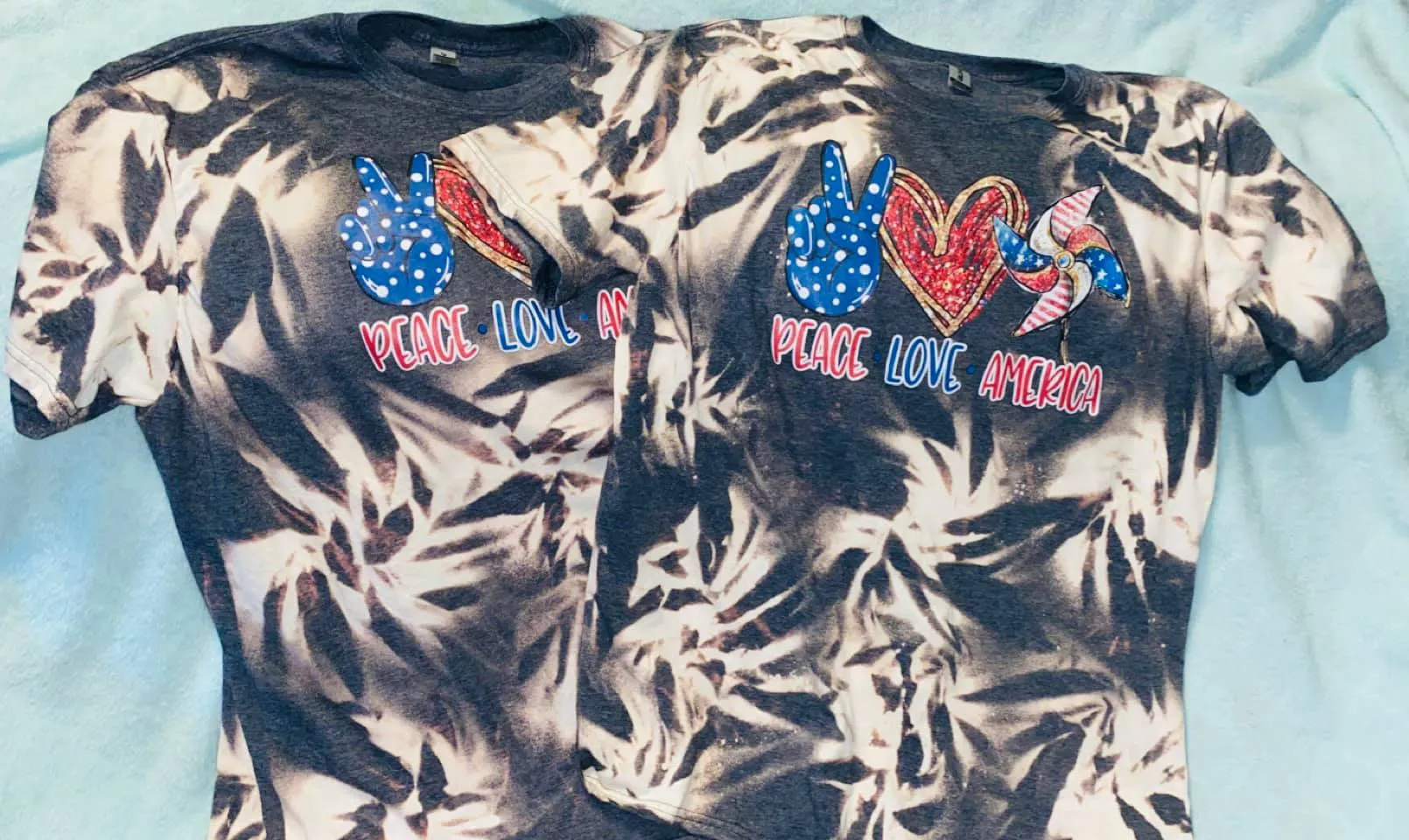 Graphic Tees -Peace Love America