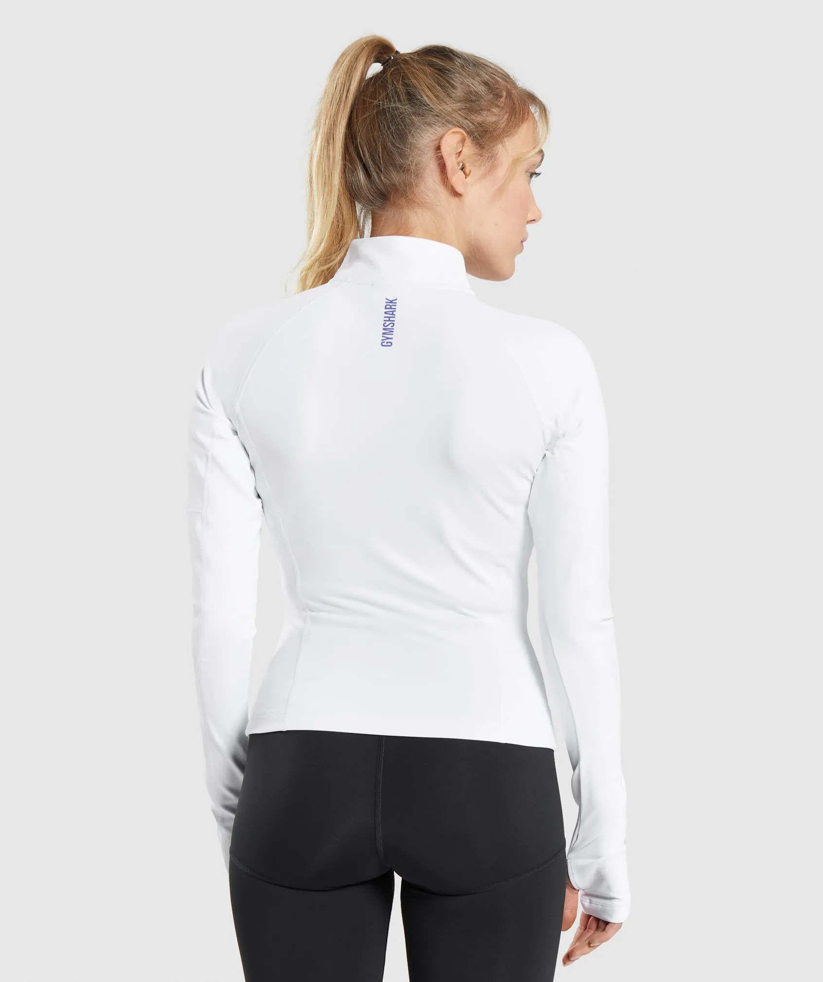 Gymshark Pulse 1/4 Zip - White