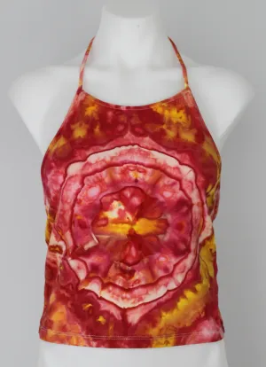 Halter top size Medium - ice dye - Watermelon twist