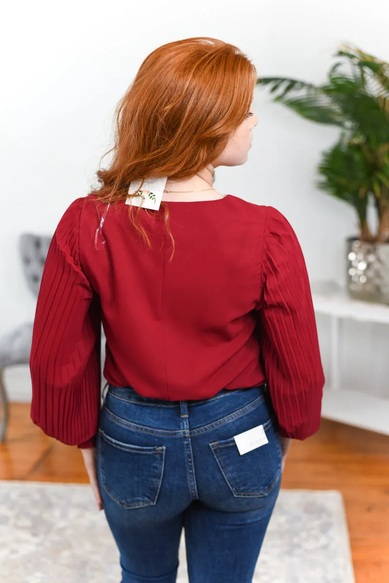 Heidi Balloon-Sleeve Blouse