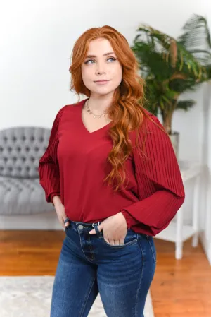 Heidi Balloon-Sleeve Blouse
