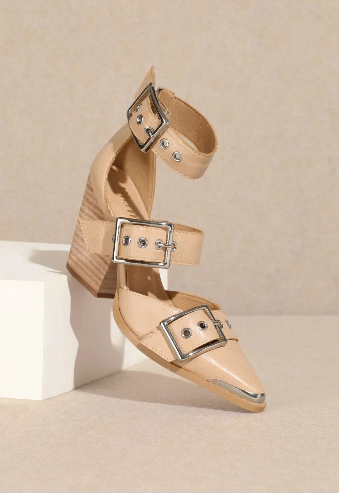 Hendrix Triple Strap Bootie