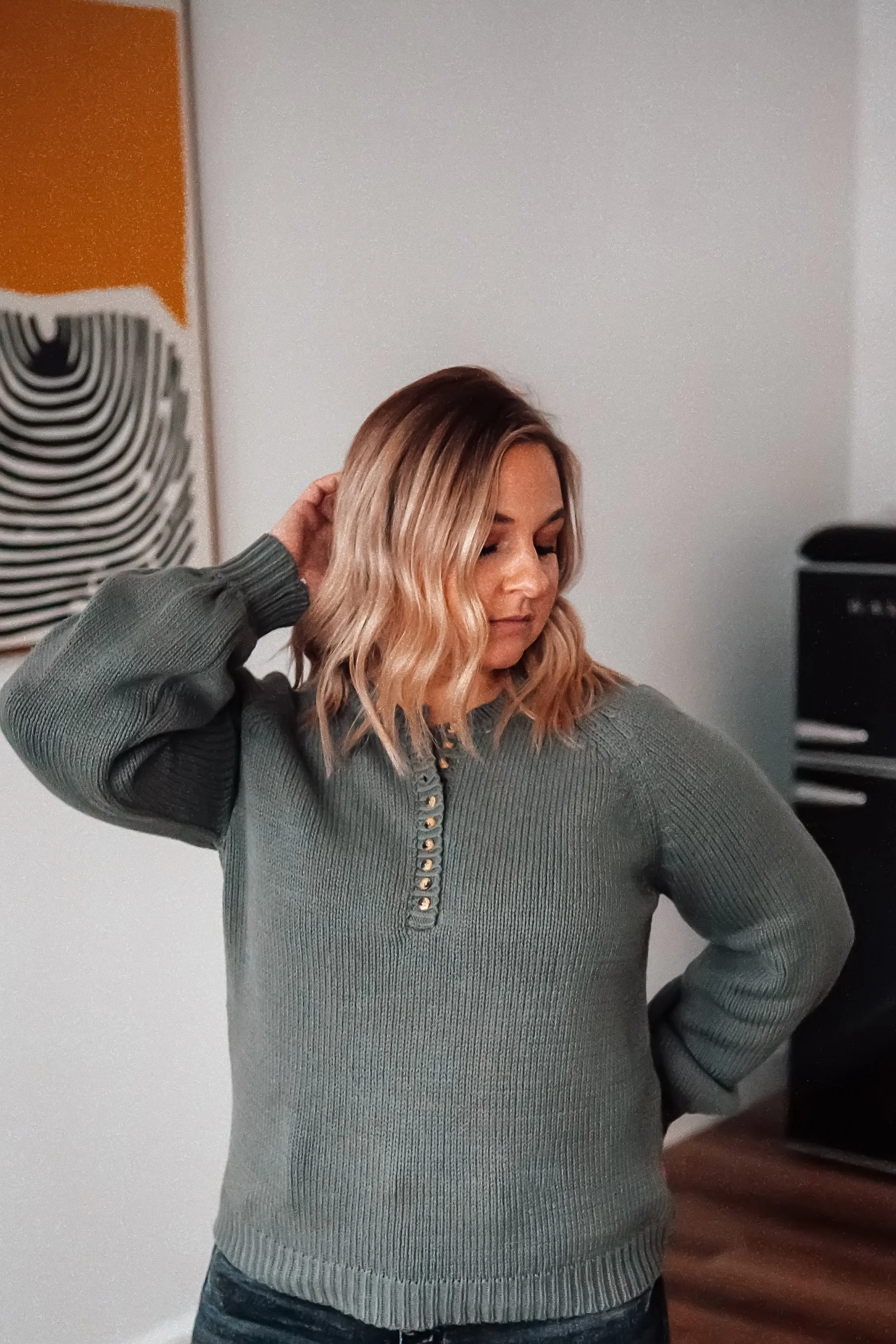 Henley Sweater *FINAL SALE*