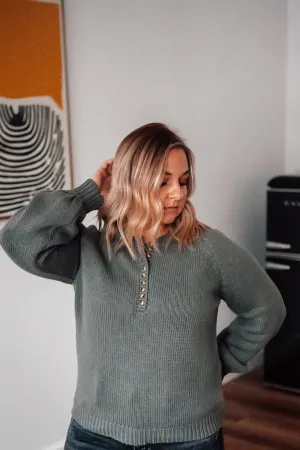 Henley Sweater *FINAL SALE*