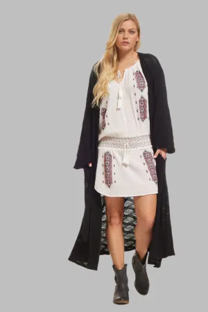 Lauren Maxi Cardigan Grey