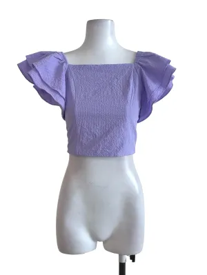 Lavendar Purple Textured Top
