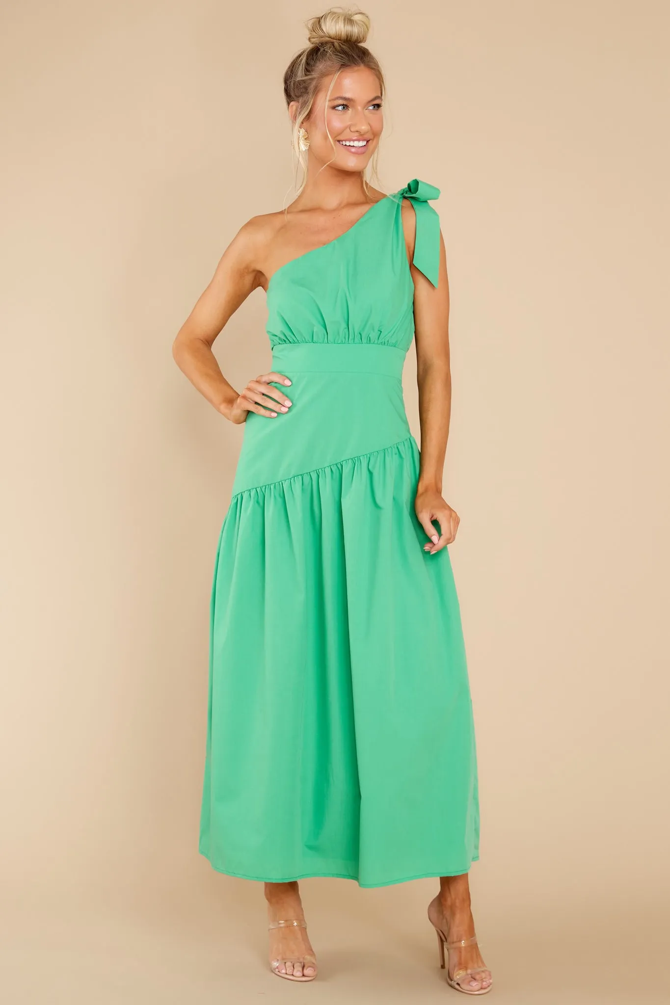 Like No Other Green Maxi Dress