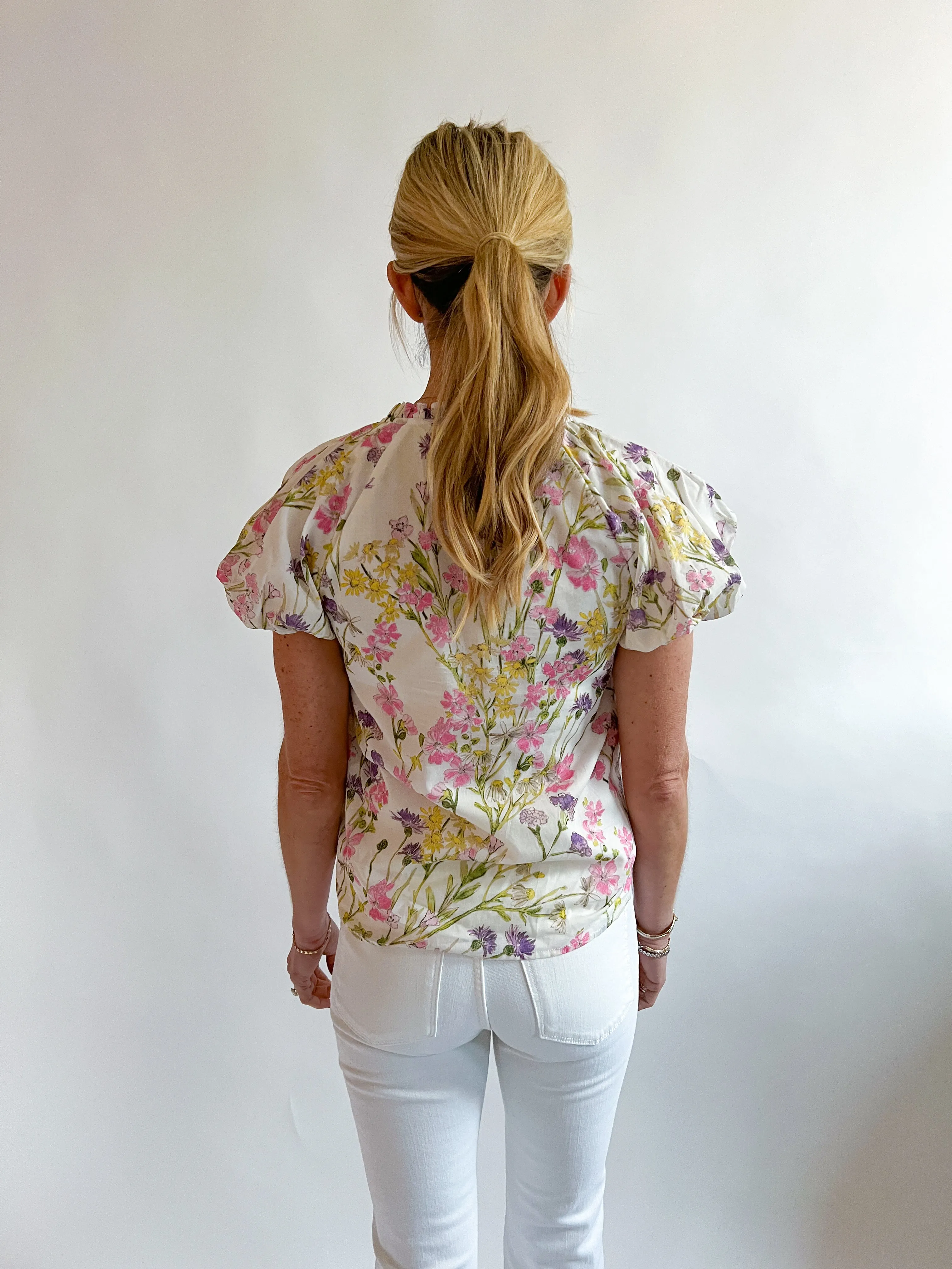 Lita Floral Button Down Top