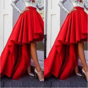 Low Satin Skirt