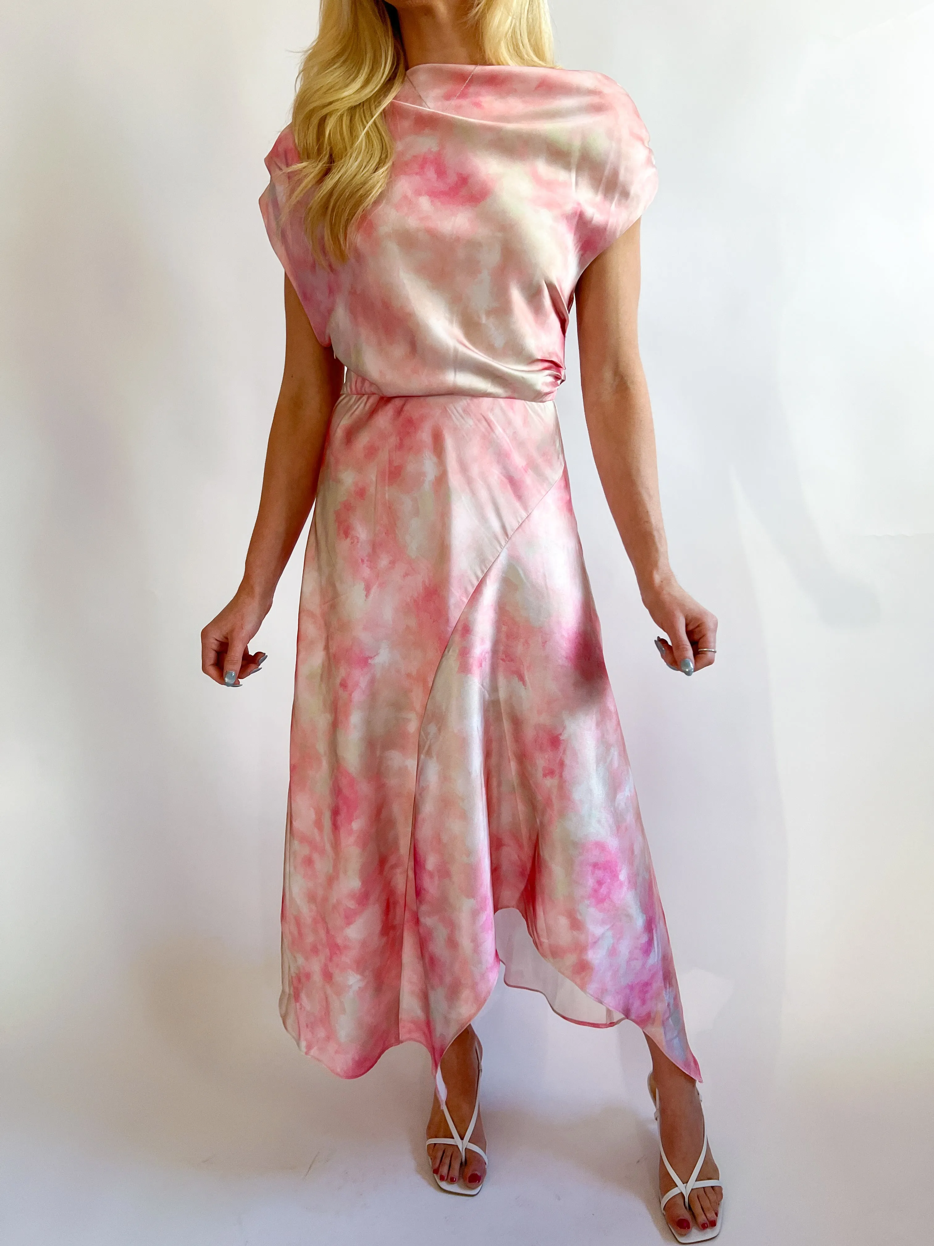 Mairyn Watercolor Midi Dress