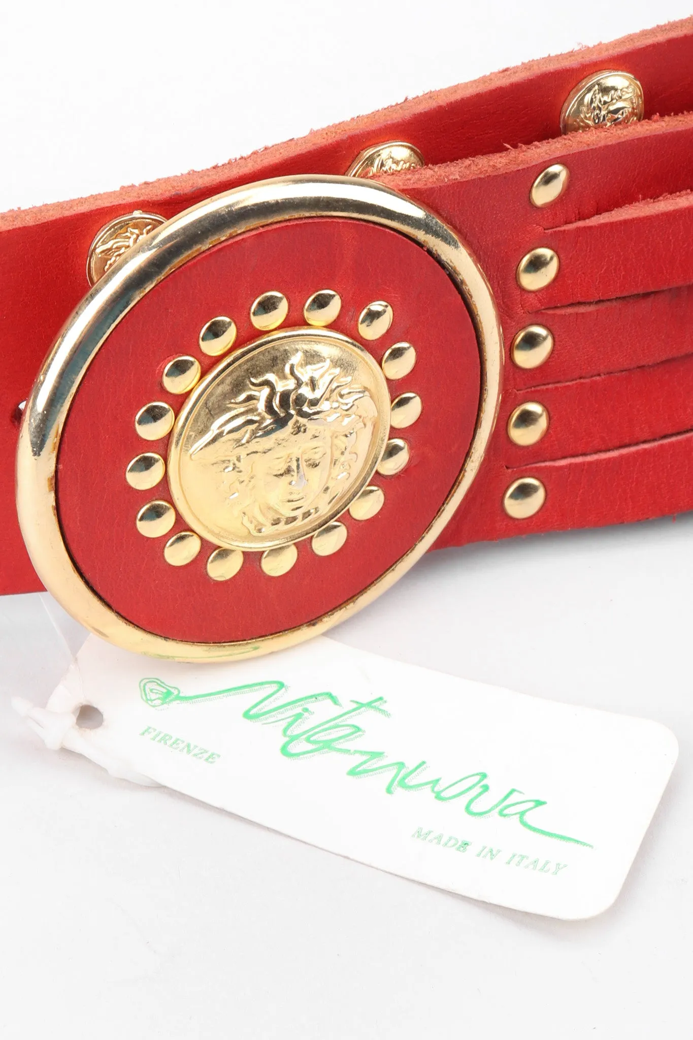 Medusa Stud Contour Belt