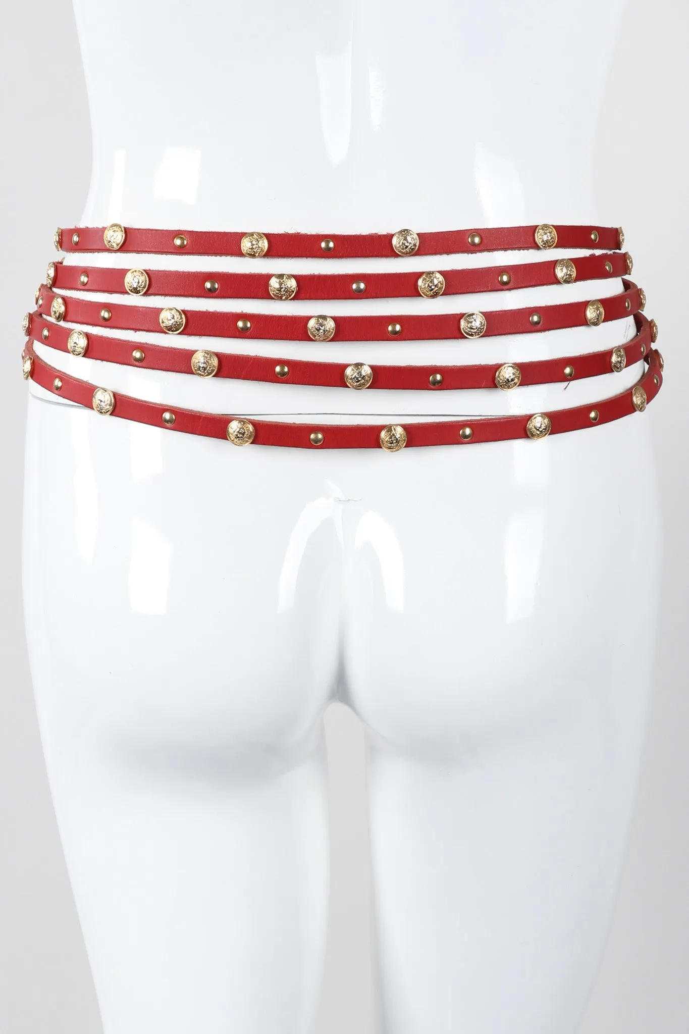 Medusa Stud Contour Belt