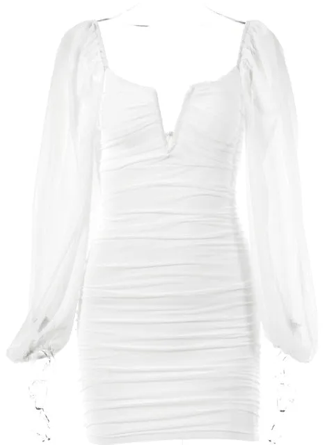Mesh Mini Evening Dress