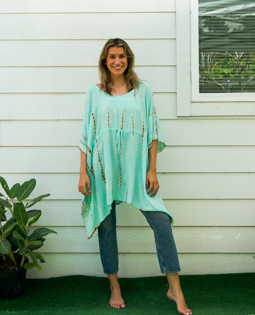 Mint Breeze Hand Dyed Tunic