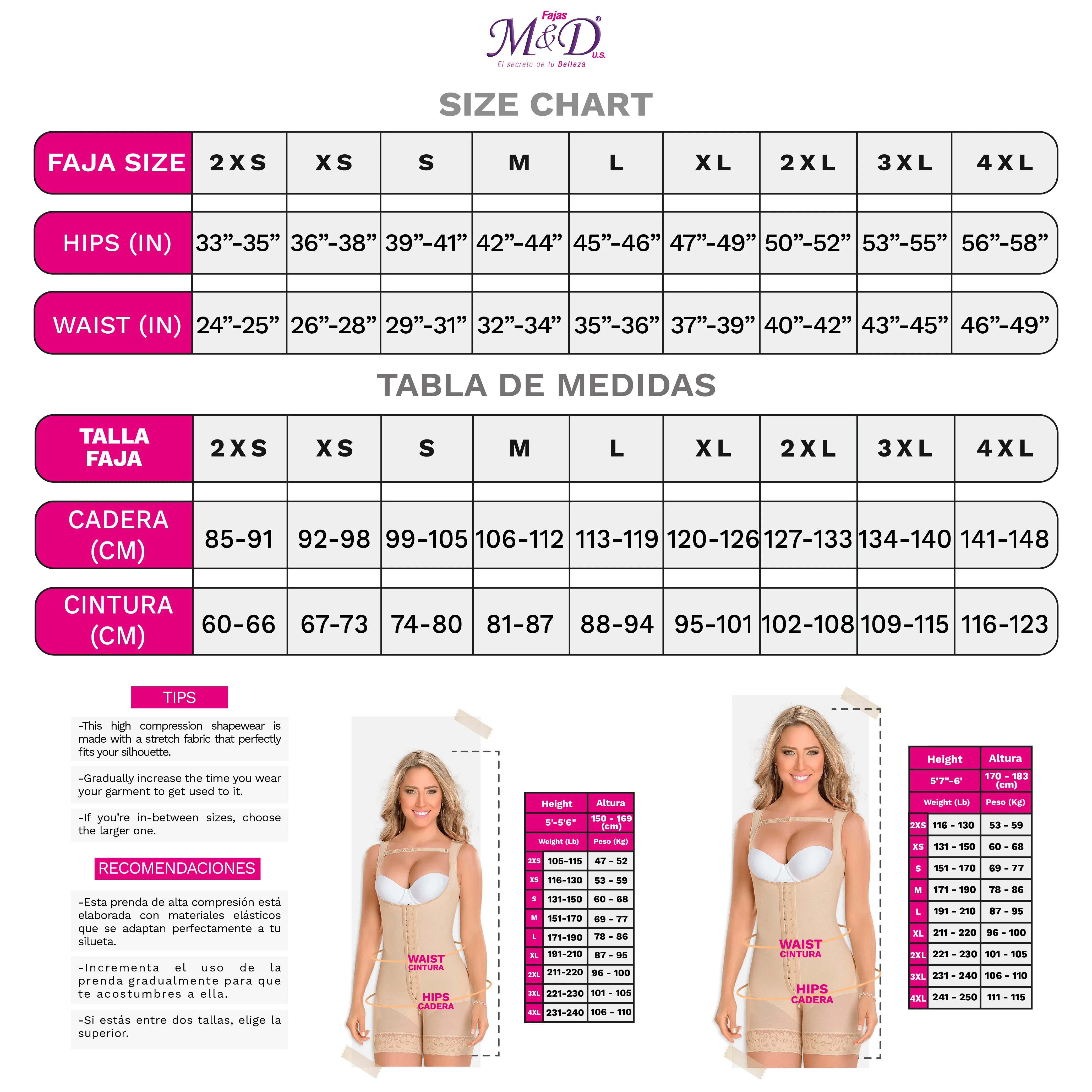 MYD S0211 | Rear Lifting Mid Rise Faja Shorts
