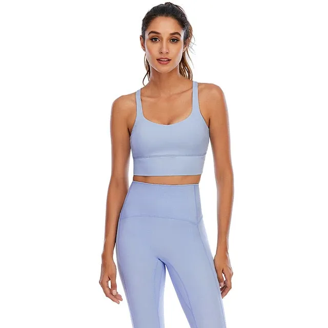 Naked-Feel Yoga Set Yoga Leggings Set
