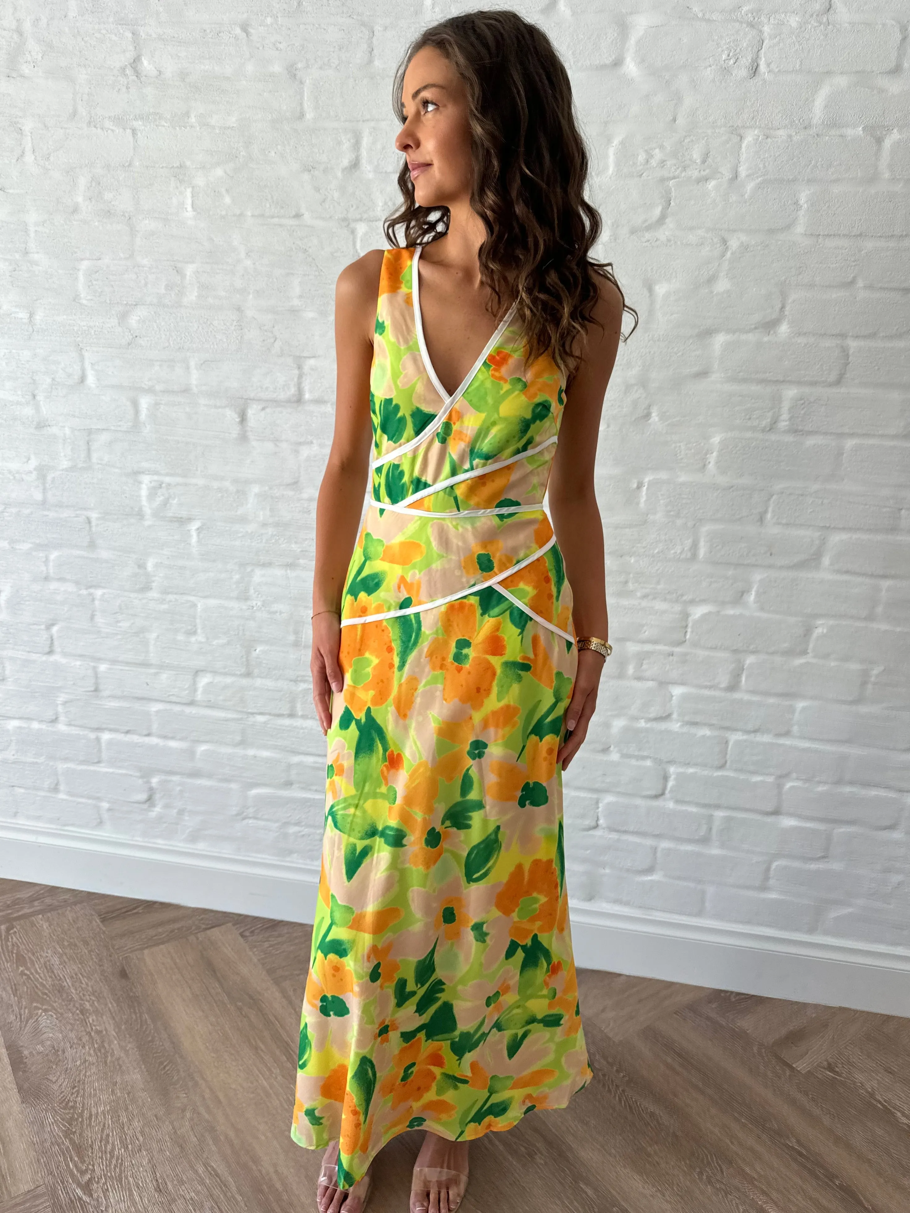 Niobe Dress / green