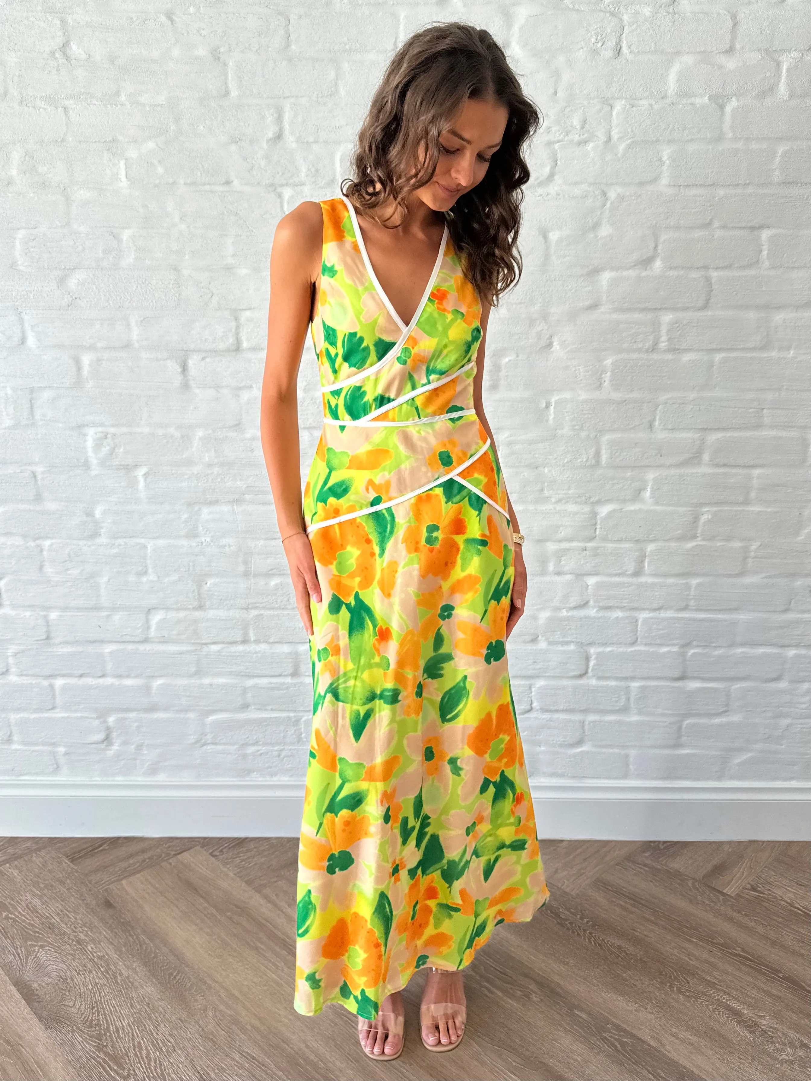 Niobe Dress / green