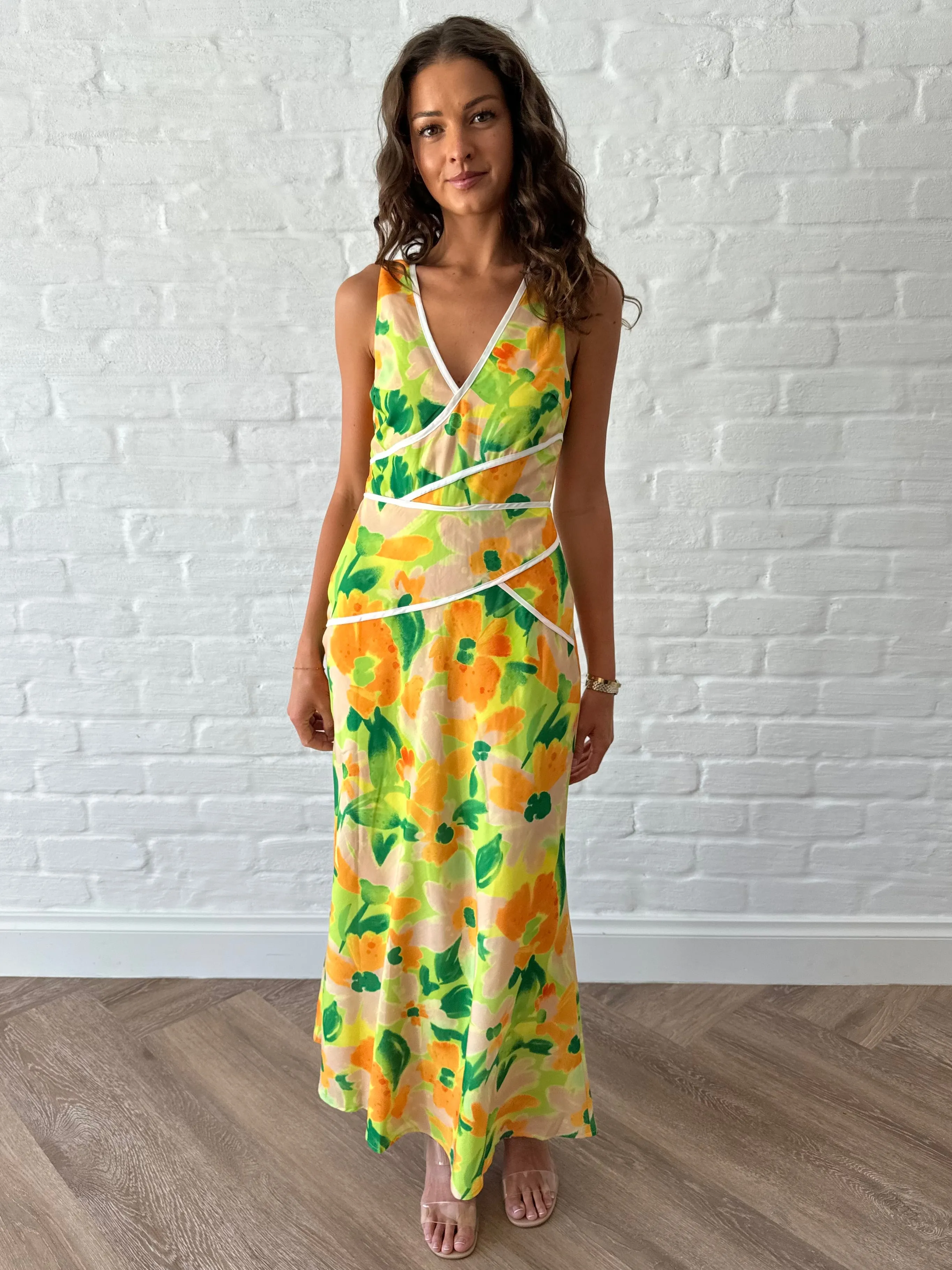 Niobe Dress / green