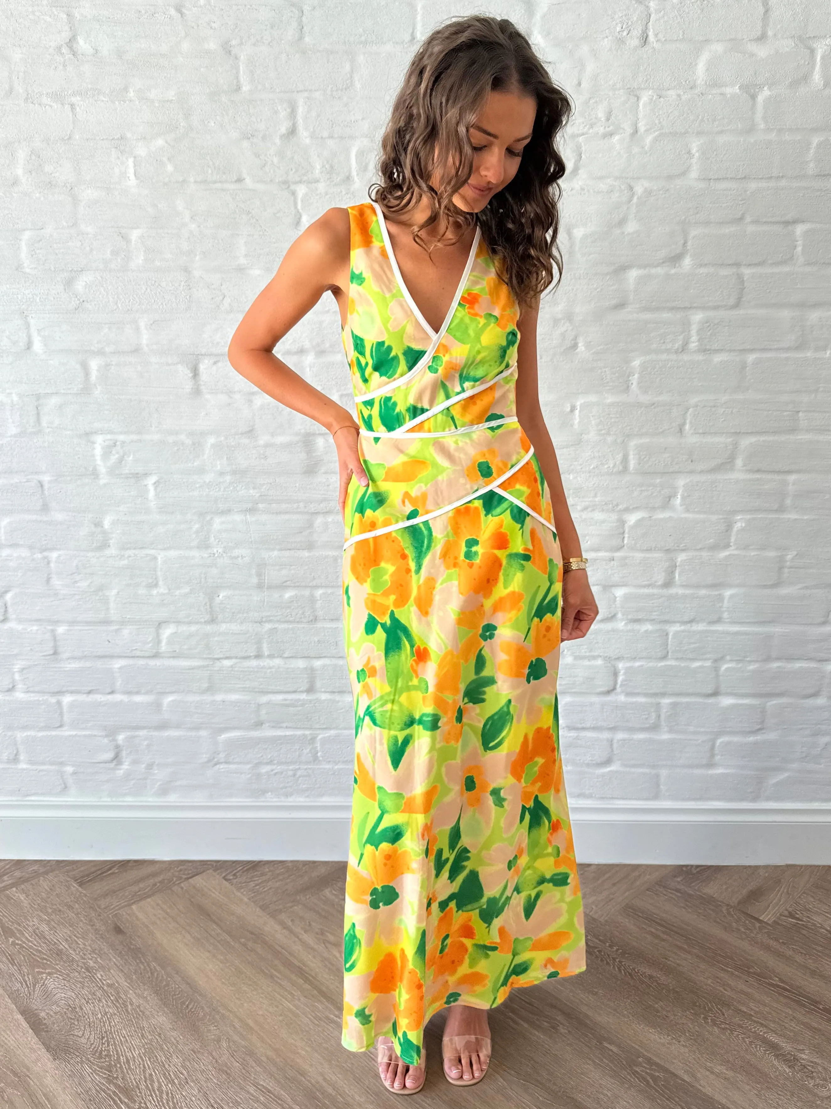 Niobe Dress / green
