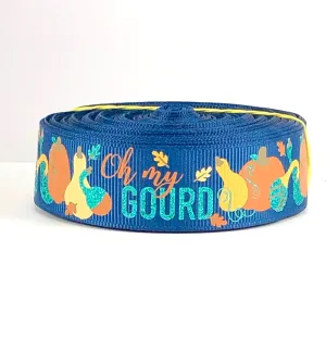 Oh My Gourd USDR Ribbon - 7/8 Inch