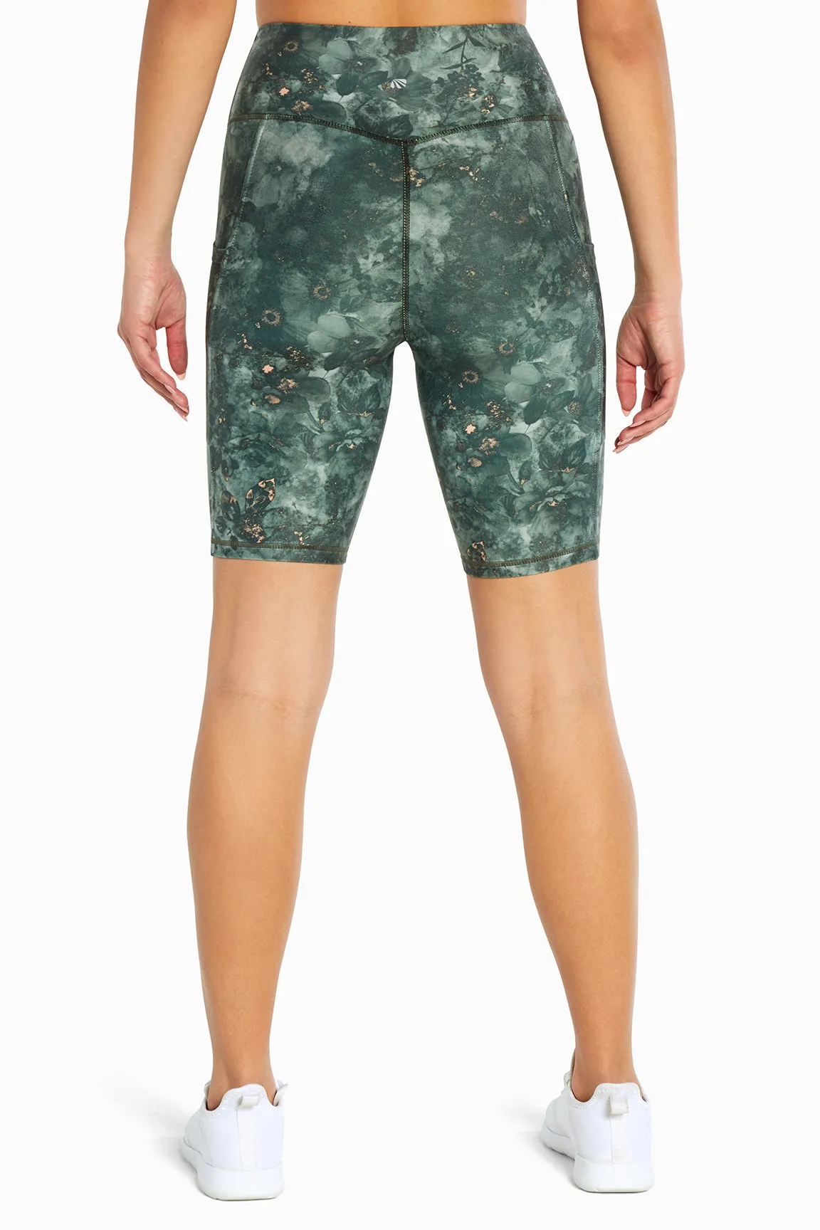 Olga High Waist Tummy Control Bermuda (Urban Chic Pressed Eco Watercolor)