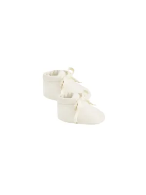 ORGANIC Baby Booties || Ivory