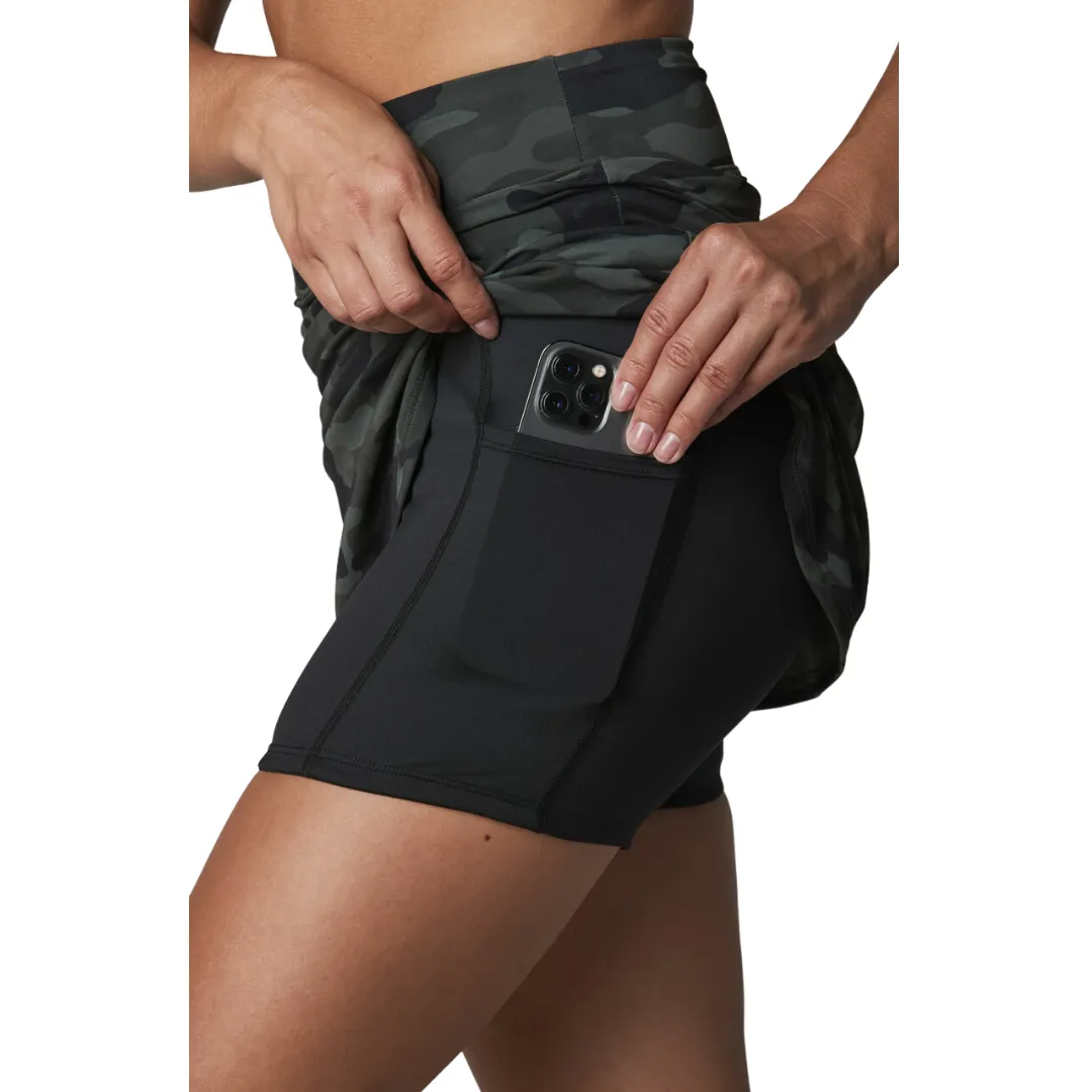 Perfect 15" Skort with Under Shorts - Camo