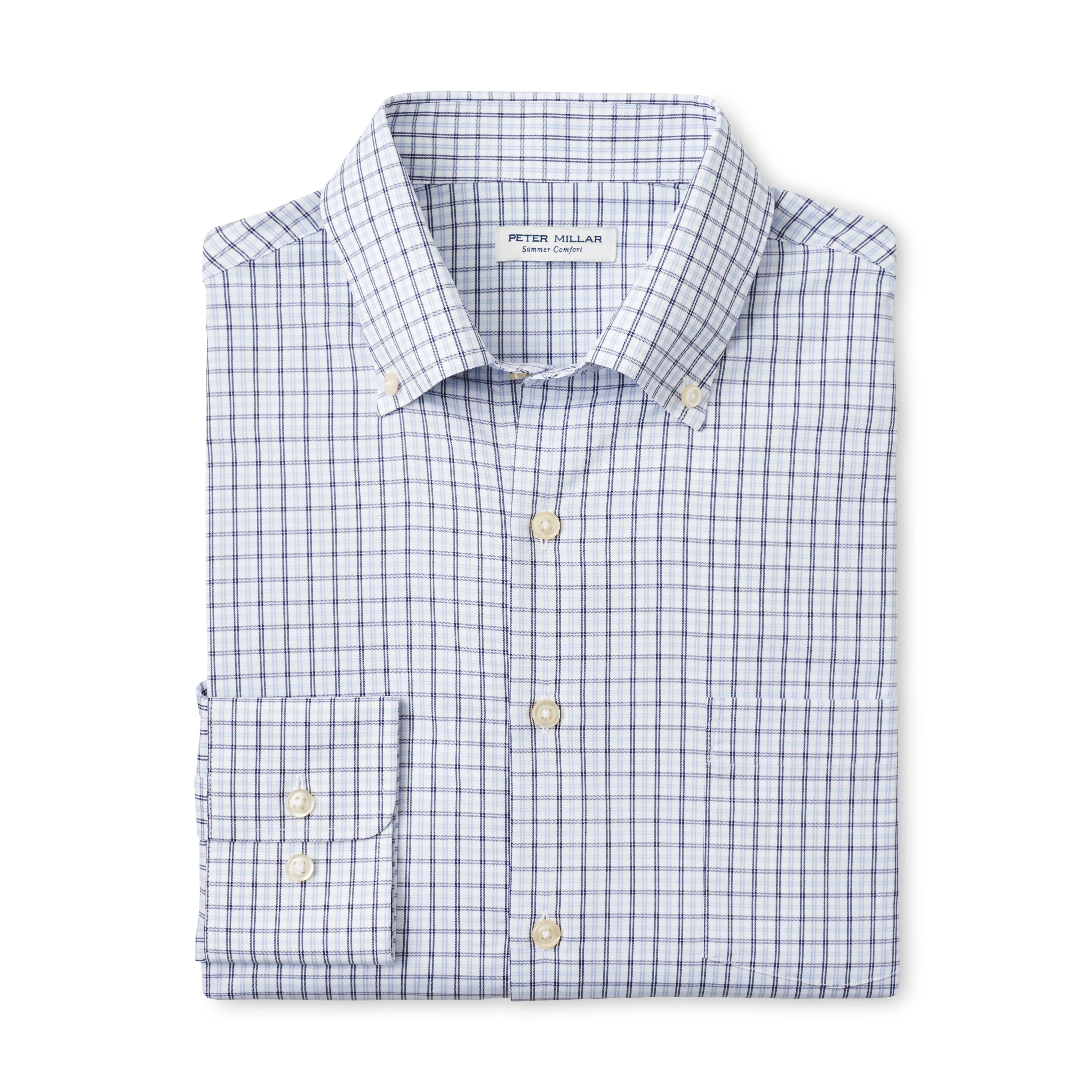 Peter Millar Hamilton Performance Twill Sport Shirt