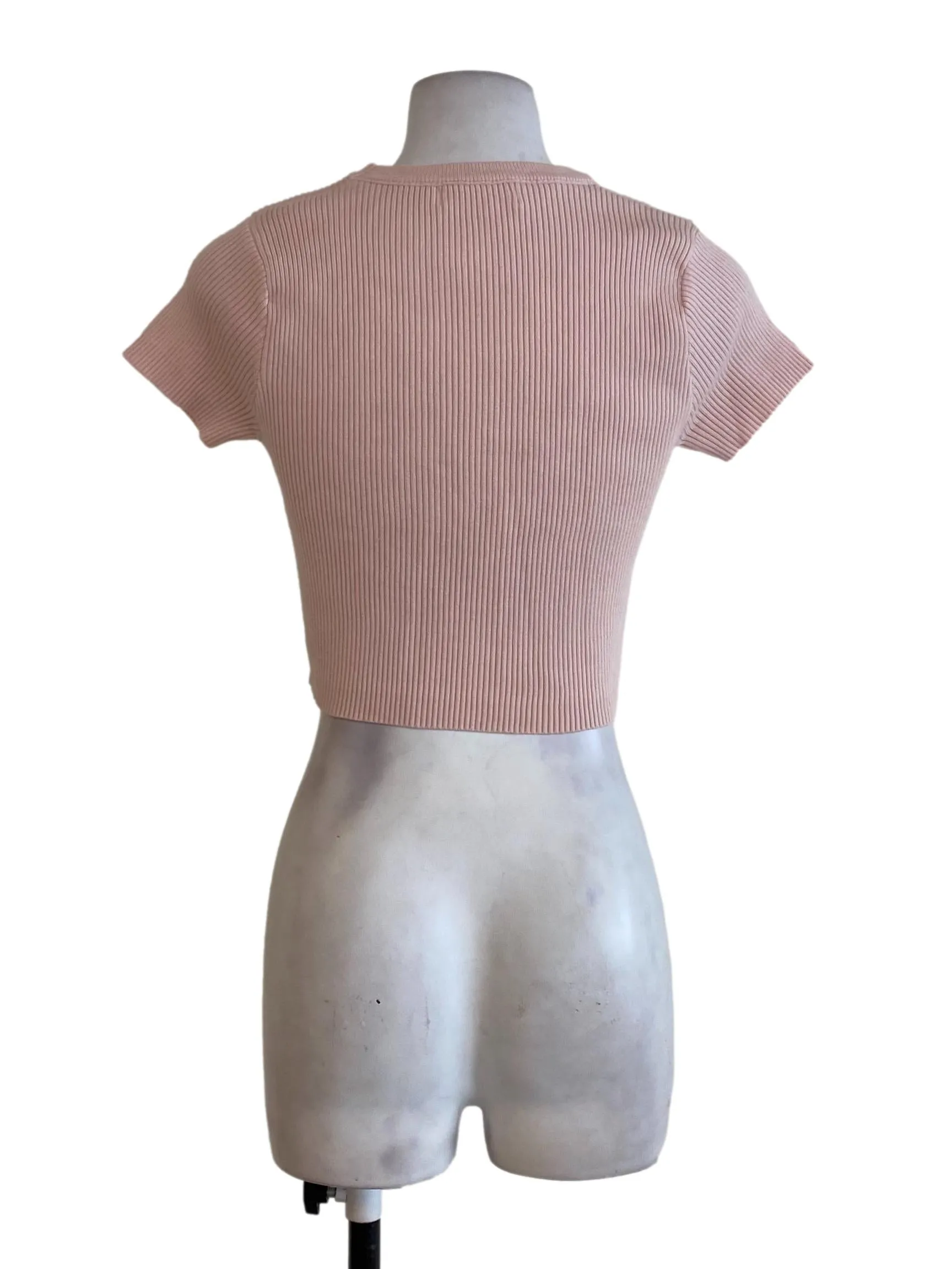 Pink Knit Top