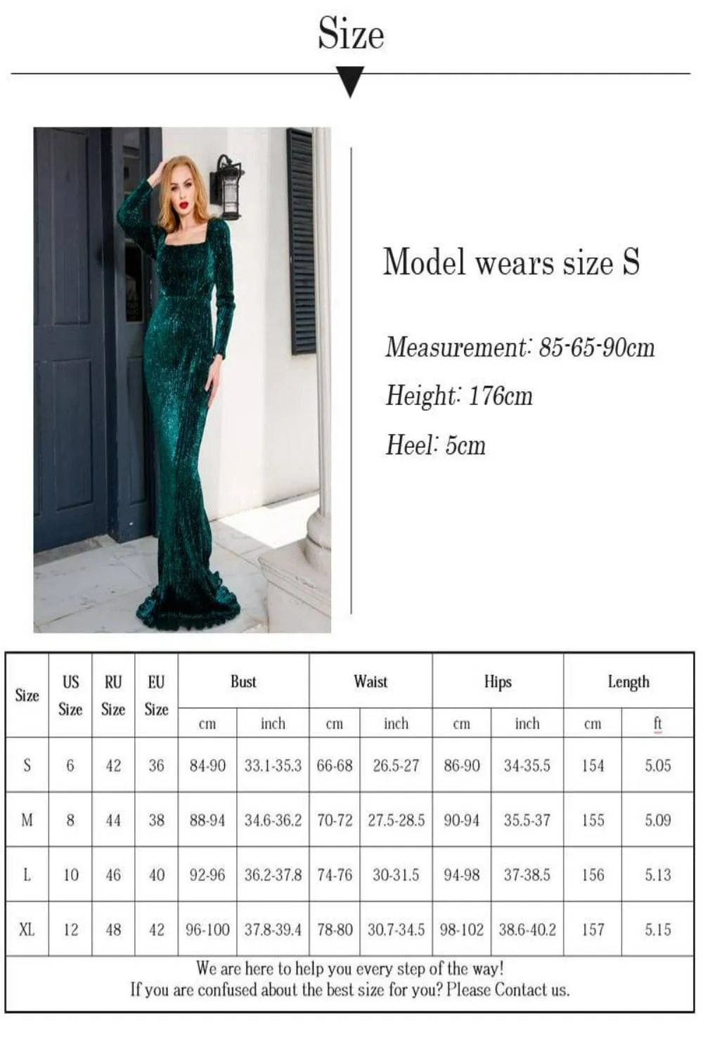 Plus Size Gold Sequins Maxi Dress