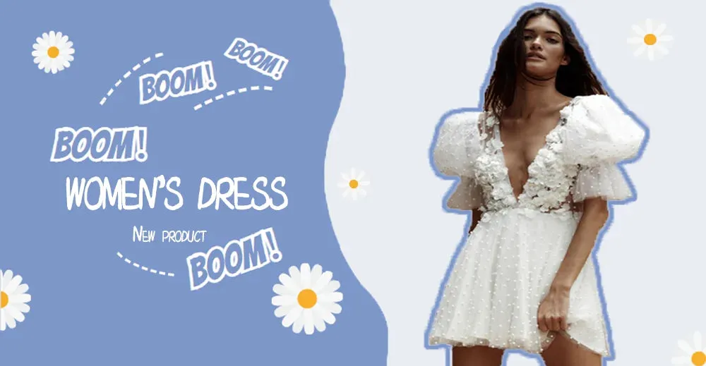 Puffy Satin Bodycon Dress
