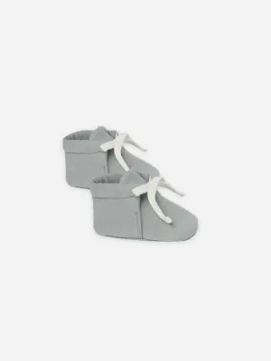 Quincy Mae Baby Booties - Dusty Blue