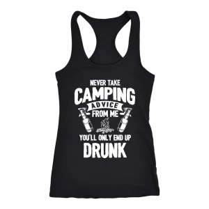 "Never Take Camping Advice From Me, You'll Only End Up Drunk" - Tank