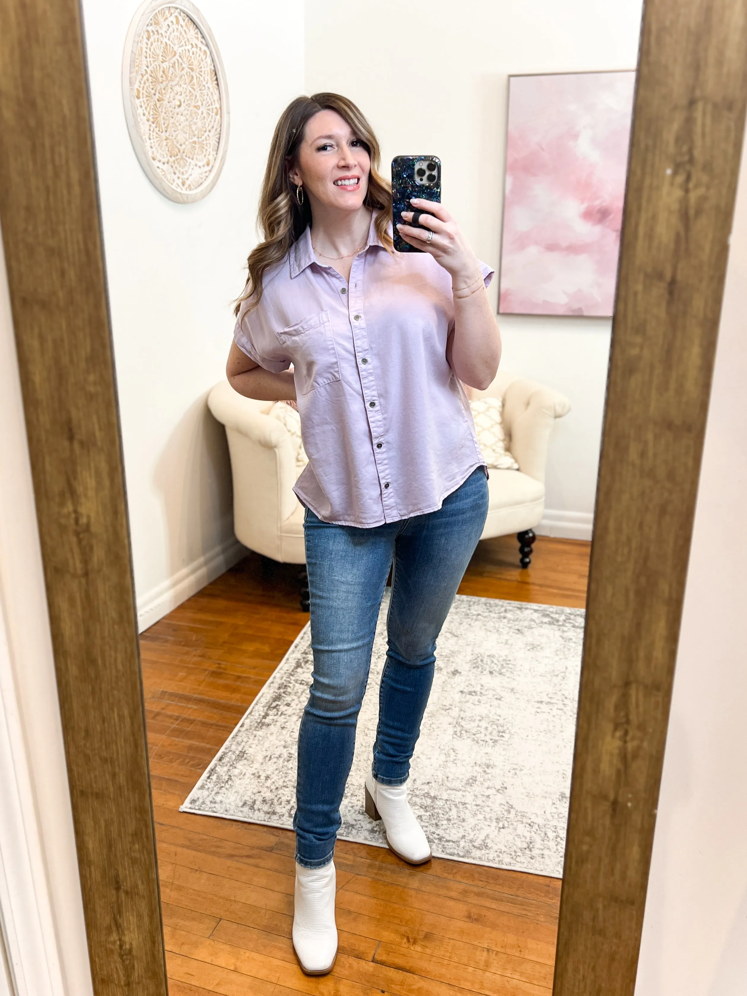 Reanna Button-Up Top