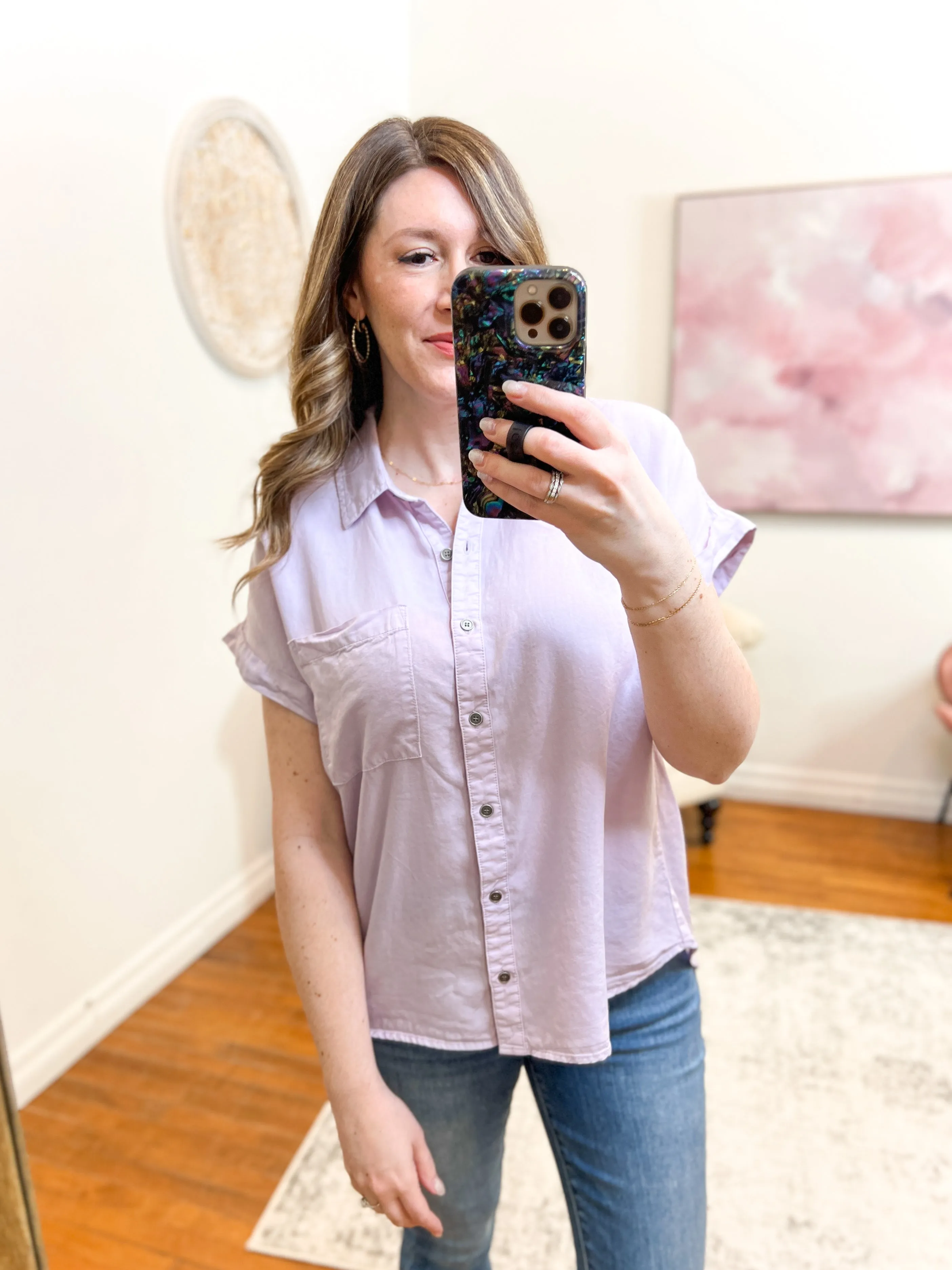Reanna Button-Up Top