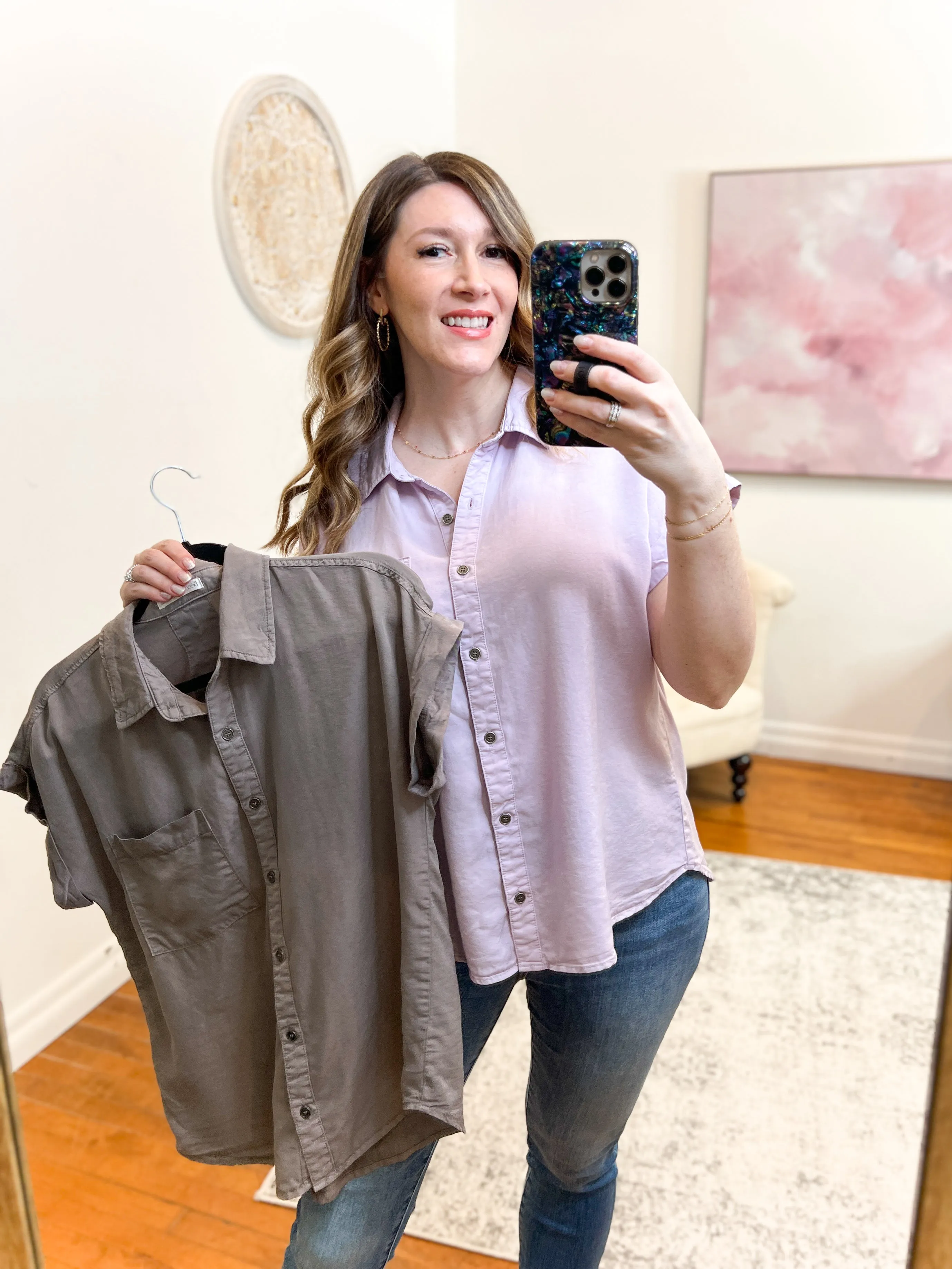 Reanna Button-Up Top