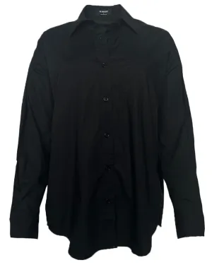 Relaxed Button Down Shirt in Black
