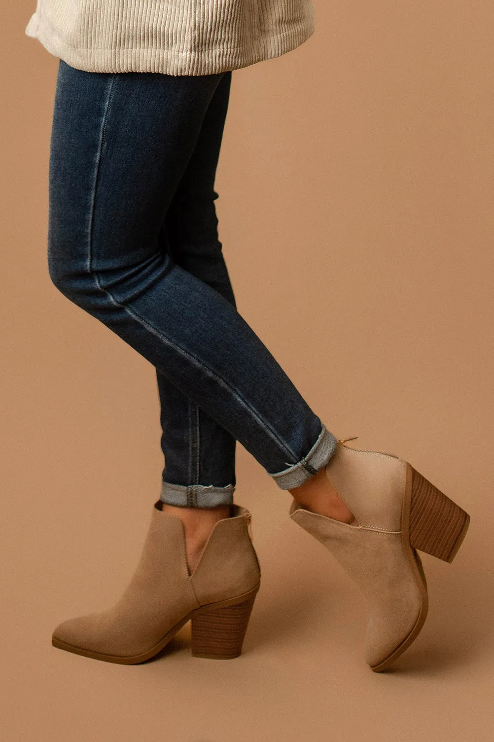 Saguaro Booties (Taupe) | FINAL SALE