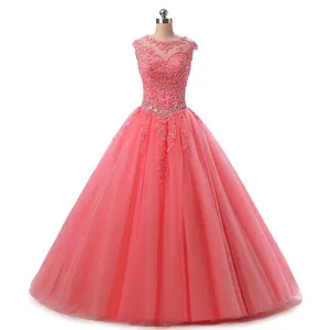 sd-hk Women Sleeveless Ball Gowns Wedding Dress