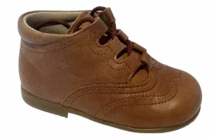 Shawn & Jeffery Baby Tan Camel Madison Leather Booties