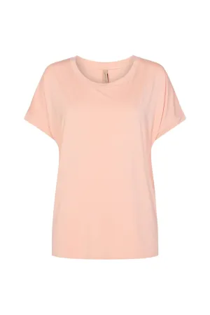 Soya Concept - Ladies Knitted T-Shirt - Pale Pink - P25122