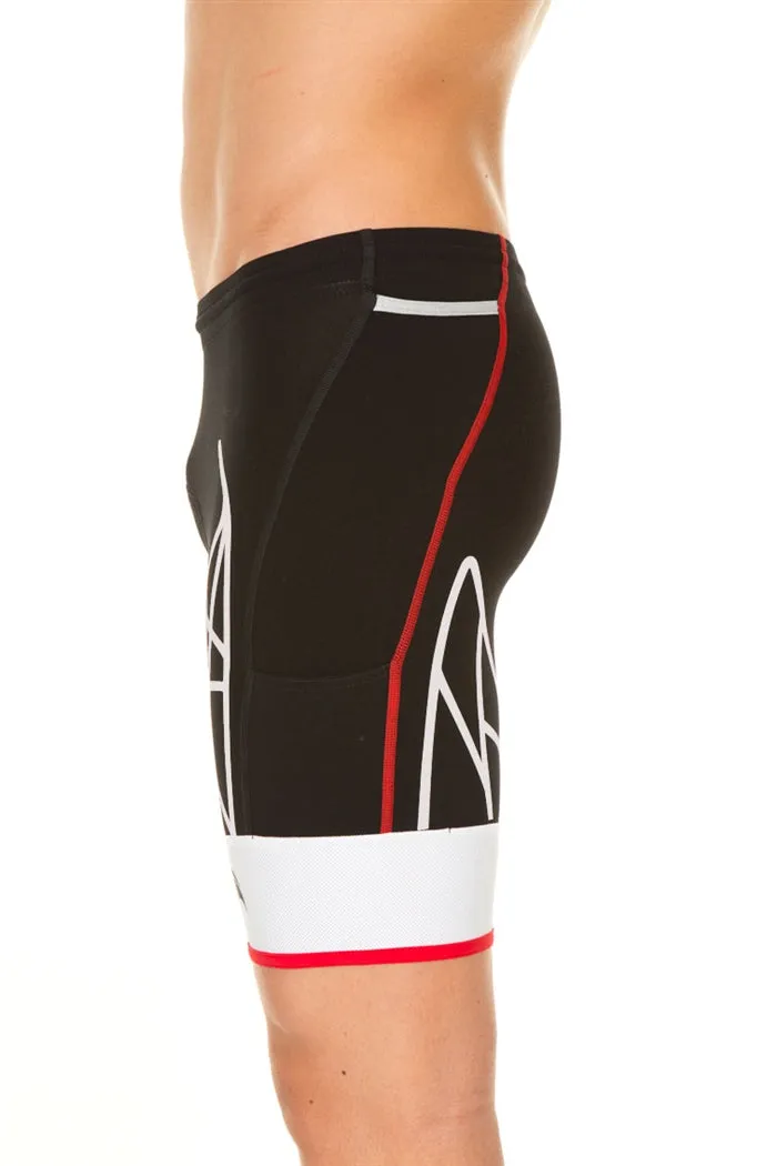 SPIDER TRI SHORTS- BLACK/RED/WHITE