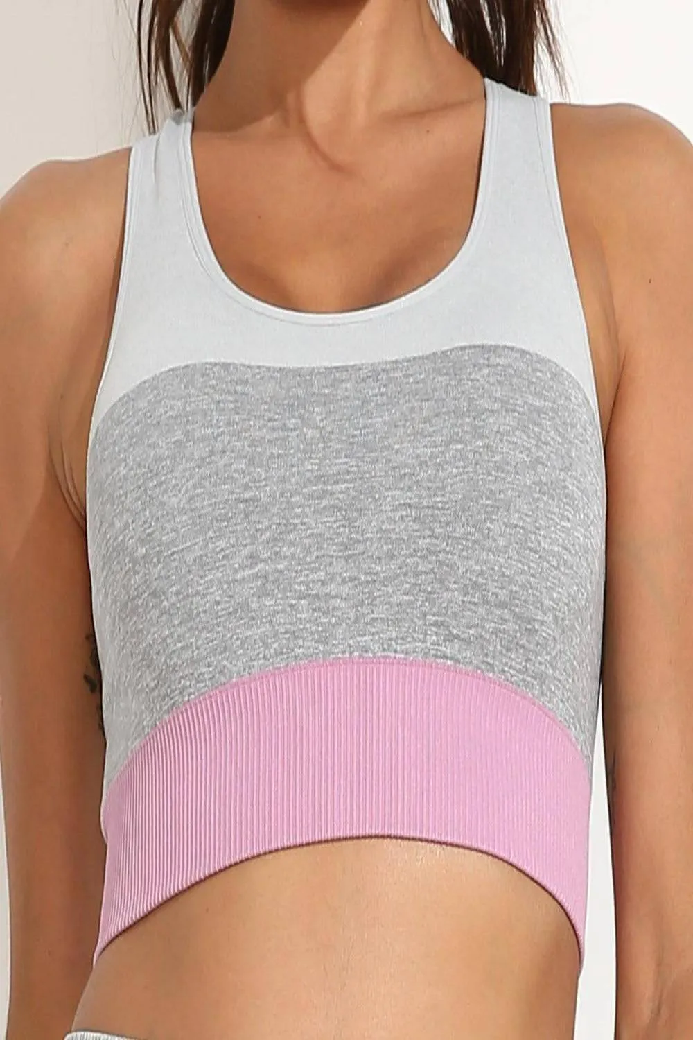 Squat Proof Patchwork Pink Workout Set