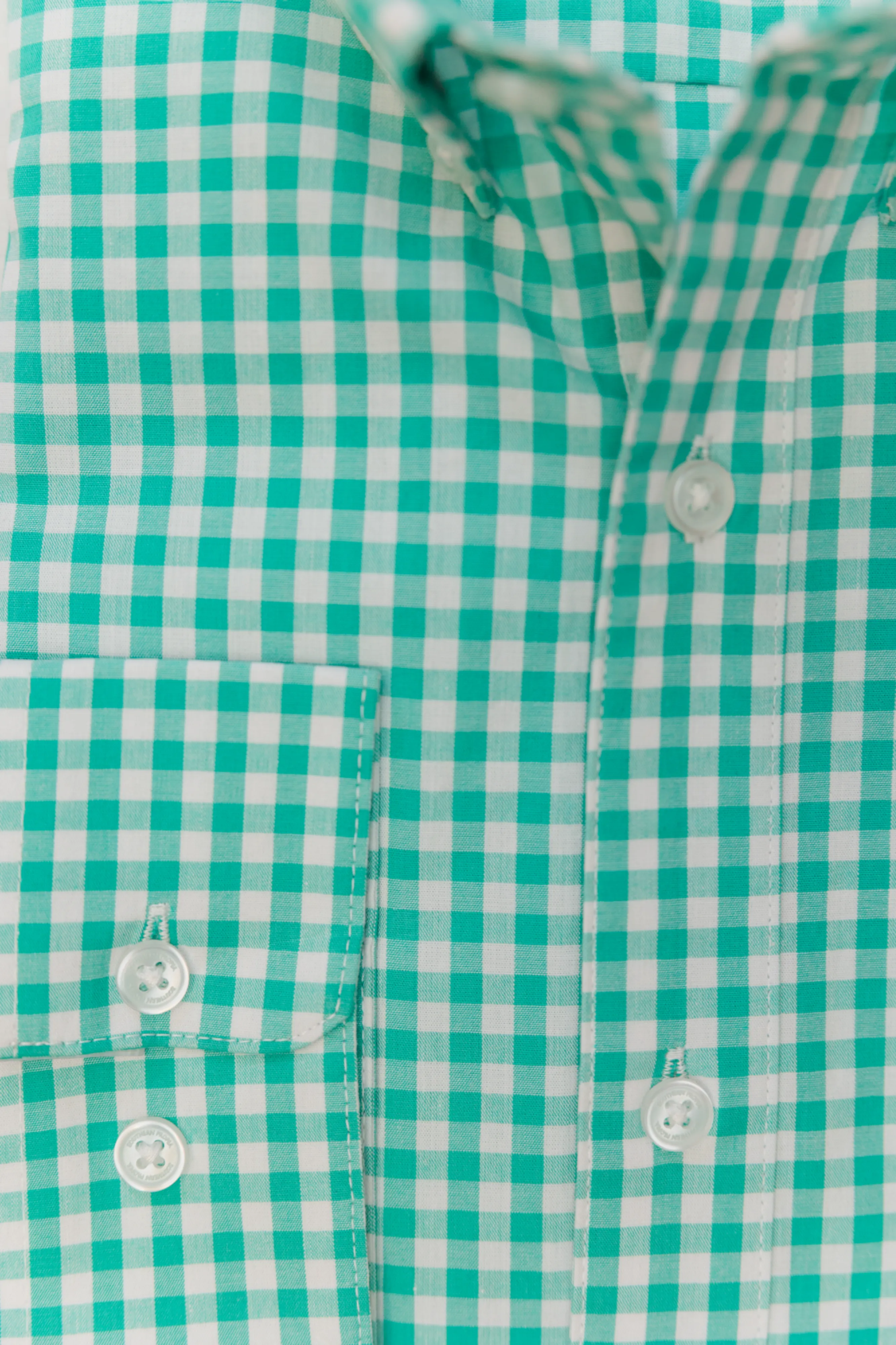 St. Charles Woven Shirt - Caribbean Green